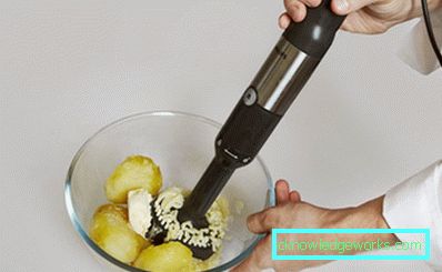 Mixér s tryskou na bramborovou kaší