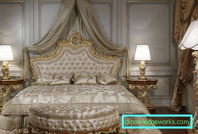 Barokní ložnice - 75 fotografií s mimořádně bohatou výzdobou