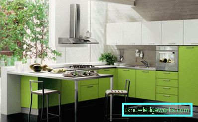 Zelená kuchyně - 84 fotografií nejlepšího designu moderního designu