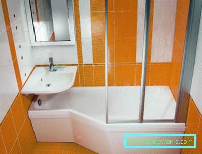 Oranžová koupelna - 75 fotografií nových designů krásné 2017
