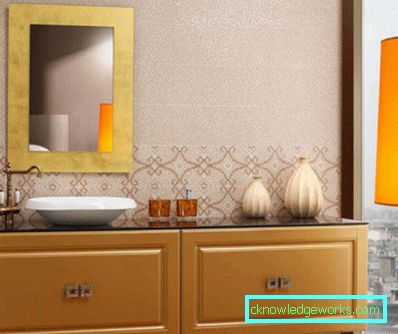 Oranžová koupelna - 75 fotografií nových designů krásné 2017