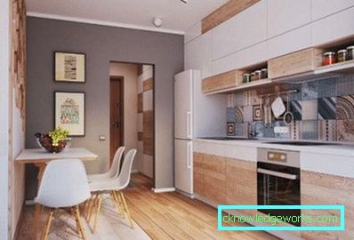 Design kuchyně v jednopokojovém bytě