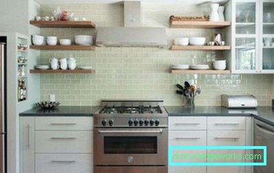 Kuchyňské stěny design - 50 fotografií interiéru nápady