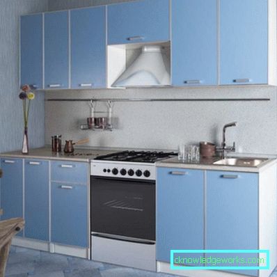 164-Modrá kuchyně - 88 nejlepších fotografií