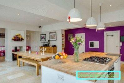 Kuchyně-obývací pokoj 25 m2 - dispozice