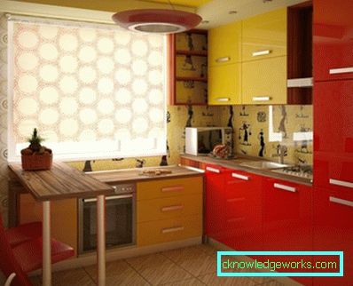 306-Kuchyně v citronové barvě - 75 fotografií