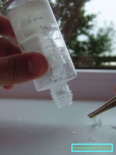 Vlastnosti sodného kapalného skla
