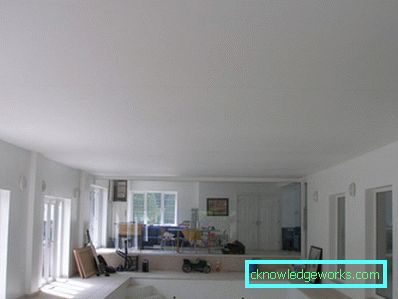 Stretch stropy - 200 fotografií stropů v interiéru kuchyně