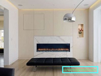 Moderní stěny v obývacím pokoji - fotografie interiérů