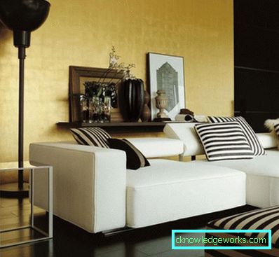 56 Zlatý obývací pokoj - 80 fotografických možností
